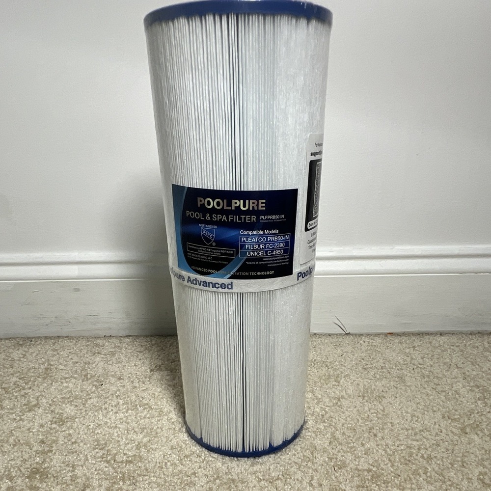 NWT POOLPURE Pool/Spa Filter Cartridge 50 Sq Ft Type C PRB50-IN FC-2390 C-4950
